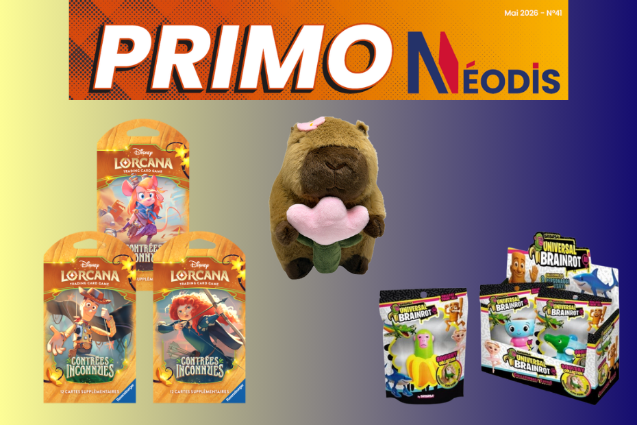 lorcana nouvelle saison contrées inconnues pixar toy story rebelle merida peluche capybara squishy anti-stress universal brainrot